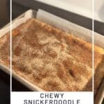 Chewy Snickerdoodle Bars Better Than Individual Cookies