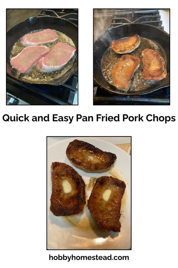 Quick and Easy Pan Fried Pork Chops