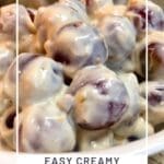 Easy Creamy Grape Salad with Greek Yogurt