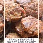 Family Favorite Sweet and Savory Strawberry Sausage Patties