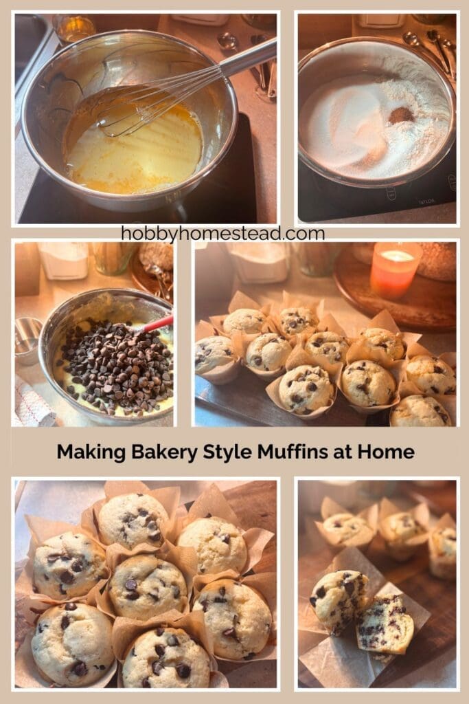 Making Bakery Style Muffins at Home