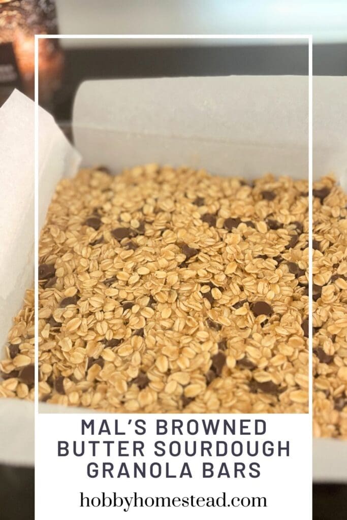 Mal’s Browned Butter Sourdough Granola Bars