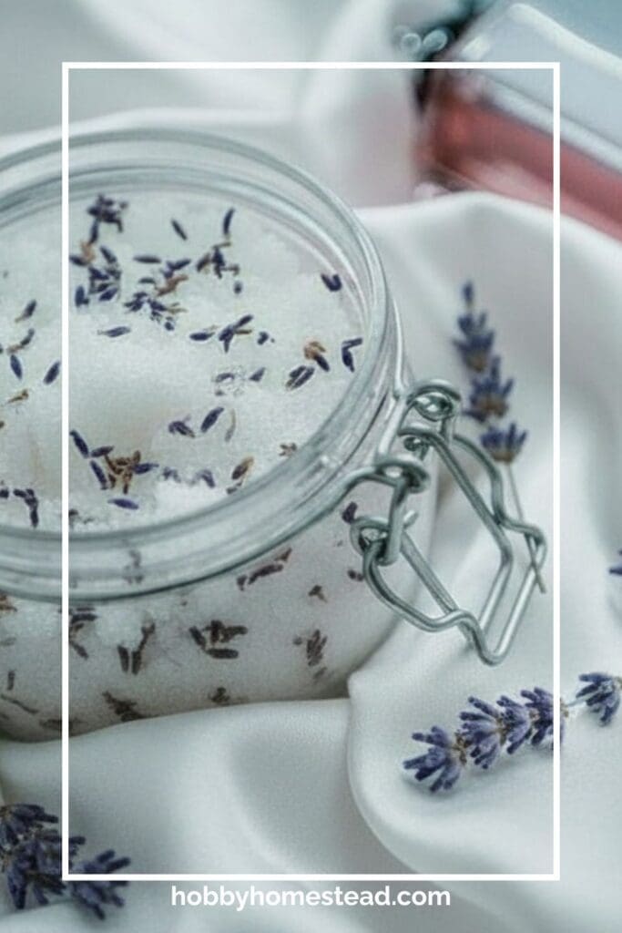 Sugar Scrub with Lavender buds