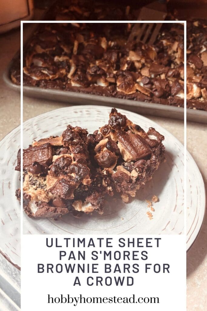 Ultimate Sheet Pan S'Mores Brownie Bars for a Crowd