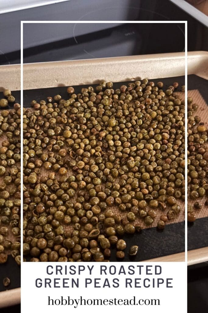 Crispy Roasted Green Peas Recipe