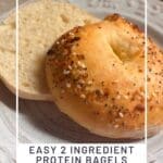 Easy 2 Ingredient Protein Bagels with Cottage Cheese