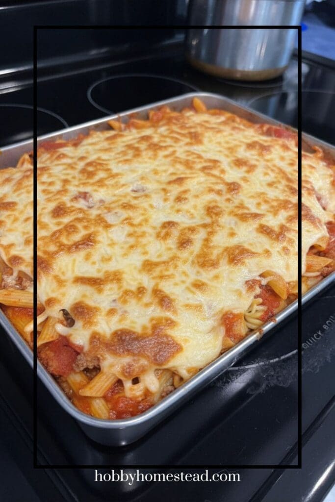 Easy Pizza Pasta Bake