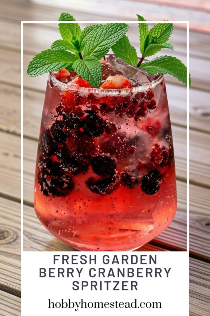 Fresh Garden Berry Cranberry Spritzer