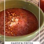 Garden Fresh Watermelon Gazpacho