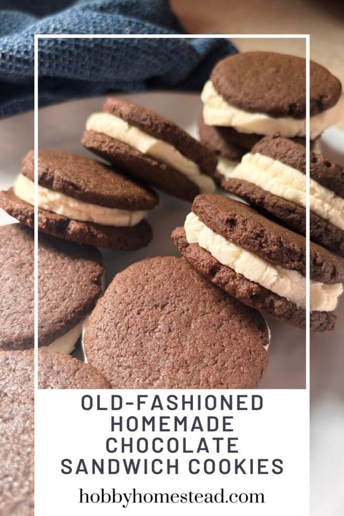 Old-Fashioned Homemade Chocolate Sandwich Cookies