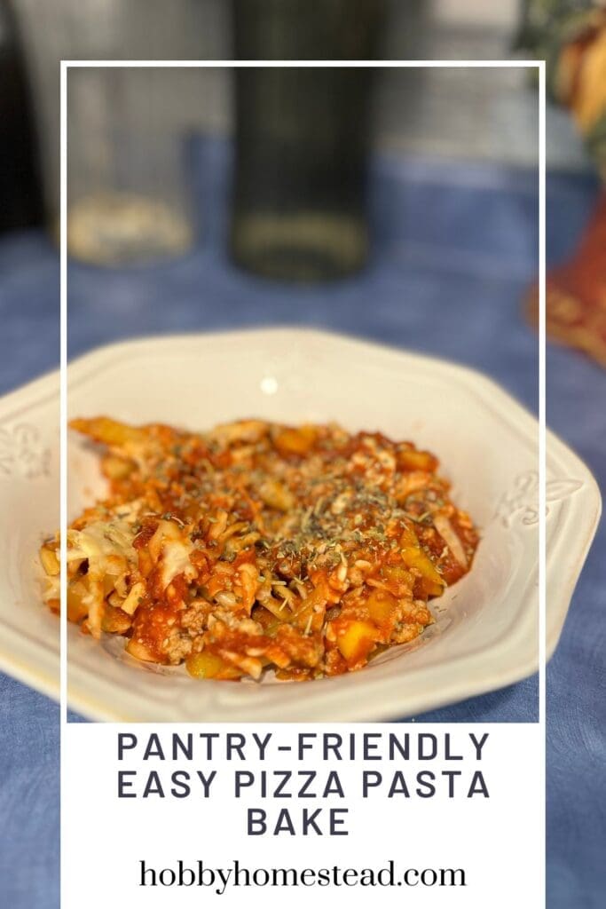 Pantry-Friendly Easy Pizza Pasta Bake